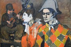 Pablo Picasso 1905 At the Lapin Agile - New York Metropolitan Museum Of Art